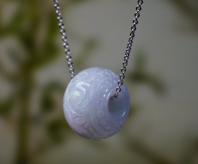 ビルマ産天然翡翠ネックレス