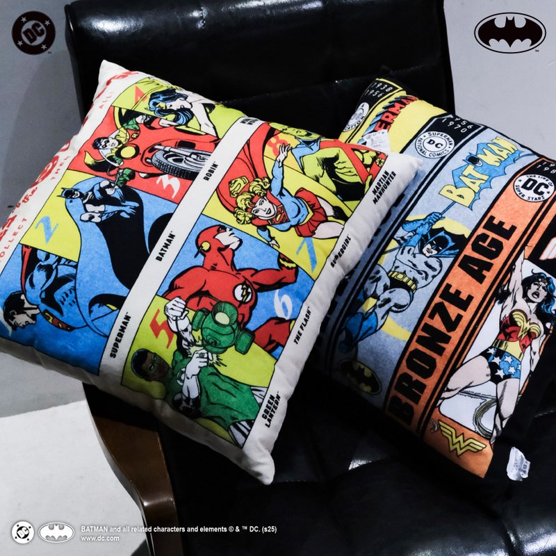 【BATMAN蝙蝠俠】DC正義聯盟雙面抱枕 - 枕頭/抱枕 - 其他材質 