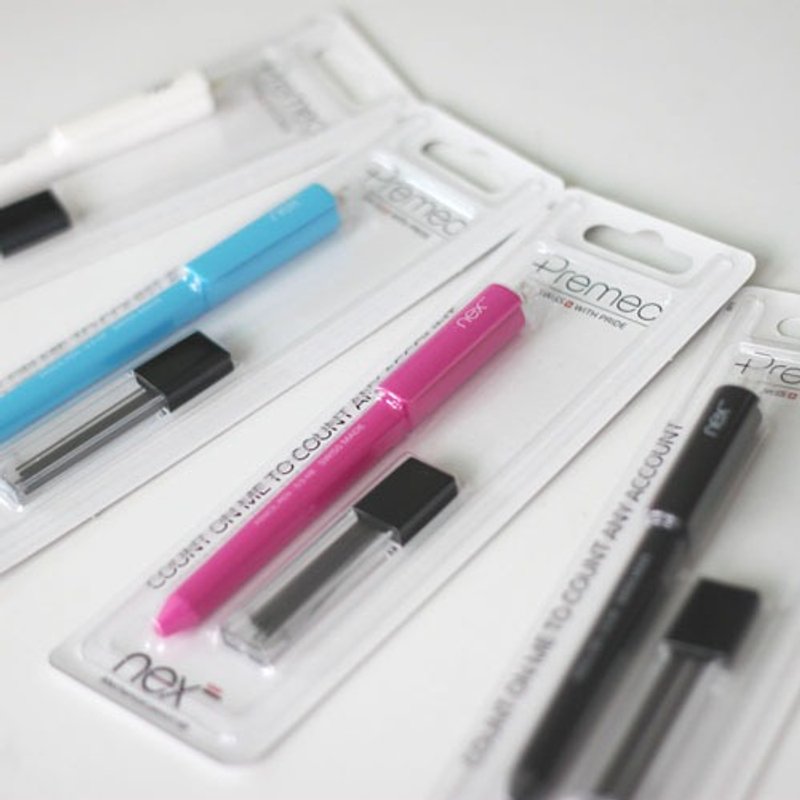 PREMEC | NEX LEAD Swiss Mechanical Pencil Set Peach Color - ดินสอ - พลาสติก สึชมพู