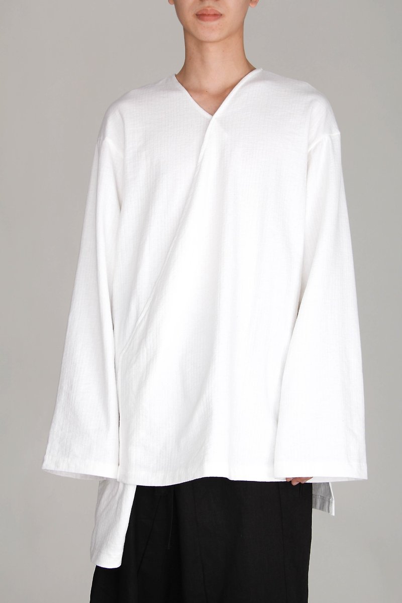 Cruz Jumper - Unisex Hoodies & T-Shirts - Cotton & Hemp White