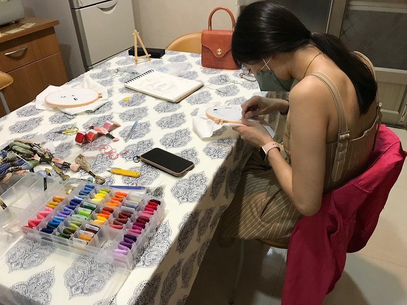 From 0 to advanced ~ 3 levels of satisfaction at one time ~ Traditional embroidery experience class starts! Customized gifts - เย็บปักถักร้อย/ใยขนแกะ/ผ้า - ผ้าฝ้าย/ผ้าลินิน 