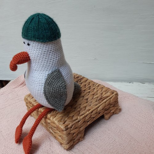  カモメ　ぬいぐるみ LILI et NENE SENGER（ゼンガー） SENGER Cuddly Animal Seagull