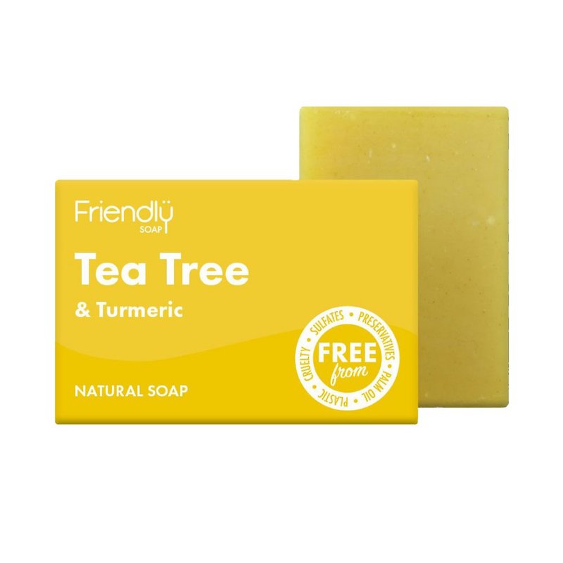 【FRIENDLY SOAP】Tea Tree Turmeric Oil Control Soap (95g) - Soap - Other Materials 
