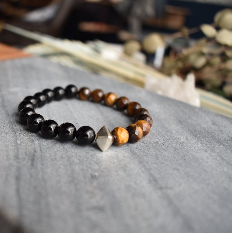 Courage of Tiger (Natural Ore / Couples / Gift / Christmas Gifts / Personality / Delivery / Delivery) - Bracelets - Stone 