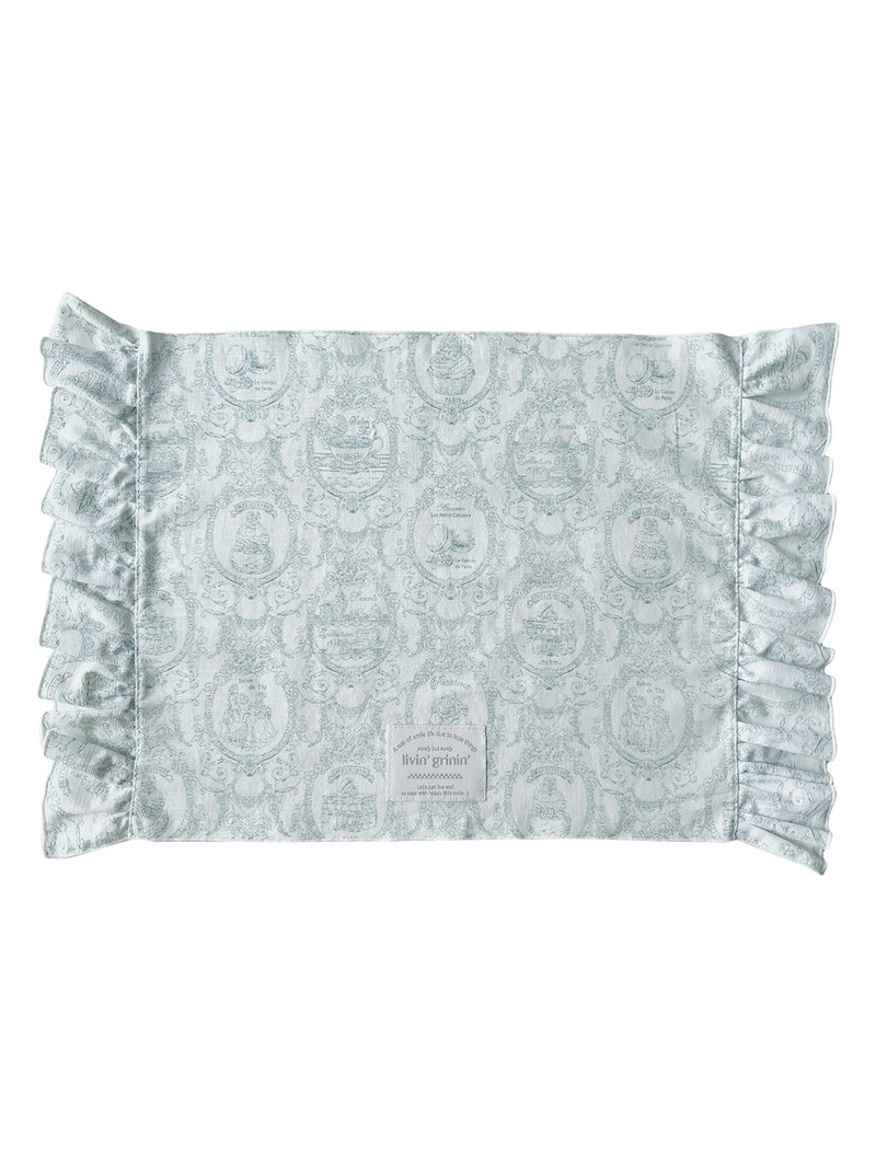 午茶時光抹布_薄荷綠 - 桌布/桌巾/餐墊 - 棉．麻 白色