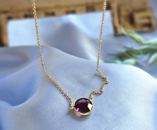 Avon amethyst outlet necklace