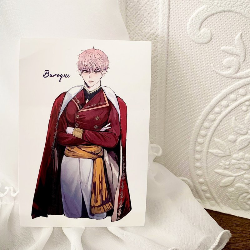 Rex - Red sticker (springs winter) person sticker boy sticker - 貼紙 - 紙 紅色