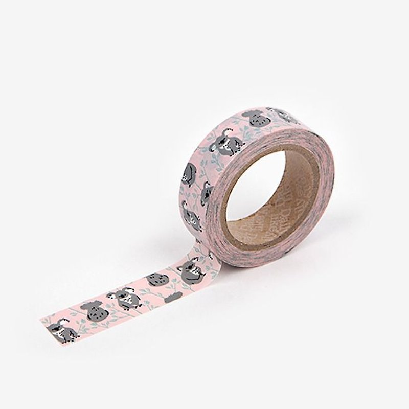 Dailylike-單捲紙膠帶-43 無尾熊,E2D26150 - 紙膠帶 - 紙 粉紅色