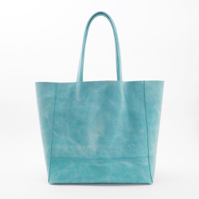 cowleather machi L tote（トゥルケーゼ）/牛革/伊タンニン/T048 - 手提包/手提袋 - 真皮 