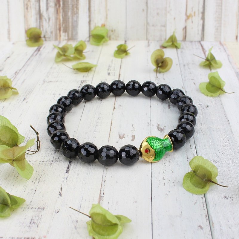 Designer Classic Bracelet │ Black Tourmaline Bracelet | - Bracelets - Jade Black