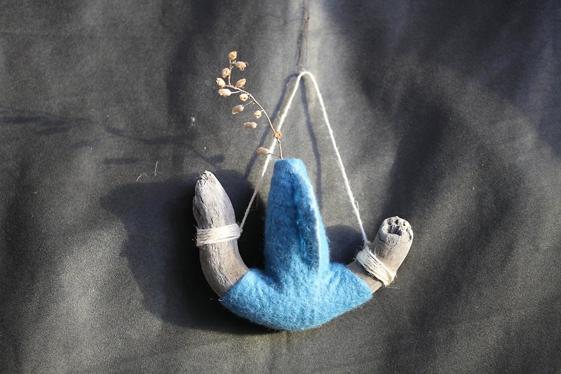 羊毛氈花器 - 浪花瓶 - 牆貼/牆身裝飾 - 羊毛 