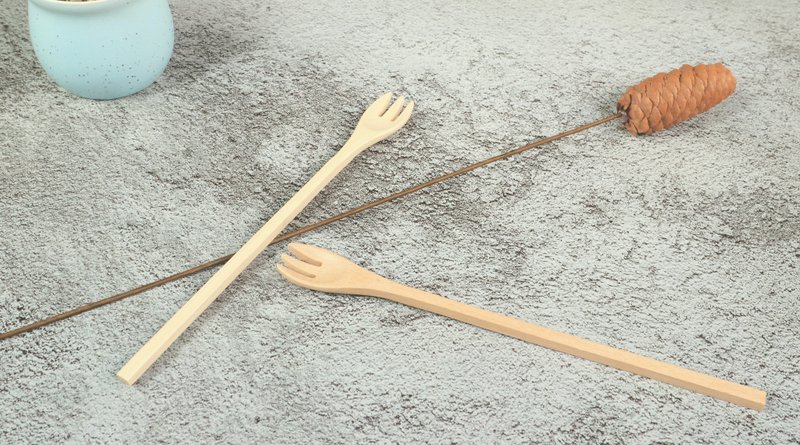 北歐風珍珠杓果肉杓  2入組 - 刀叉/湯匙/餐具組 - 木頭 