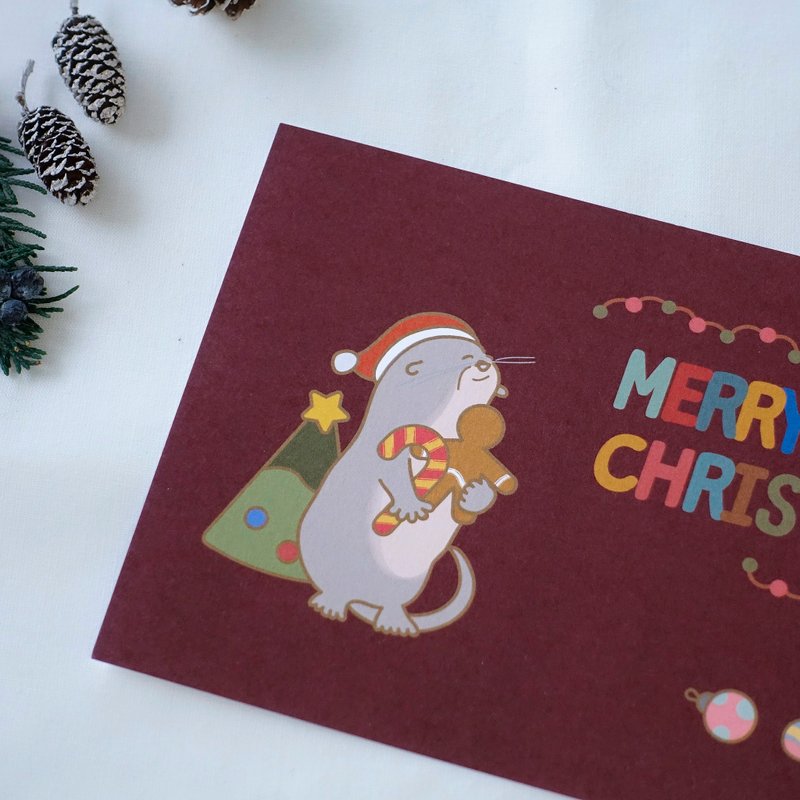 Merry Christmas Postcard - การ์ด/โปสการ์ด - กระดาษ 