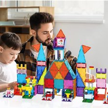 PicassoTiles マグネットシート + 積み木セット 353 個