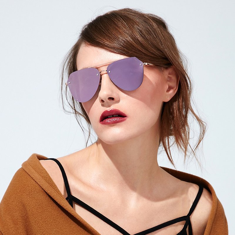 AUDREY | Sunglasses / Sunglasses | Rose Gold | - Sunglasses - Other Metals Gold