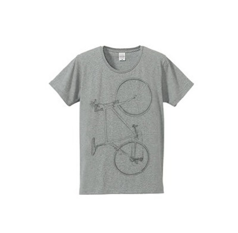 Colorless bike（4.7oz T-shirt gray） - 女 T 恤 - 其他材質 灰色