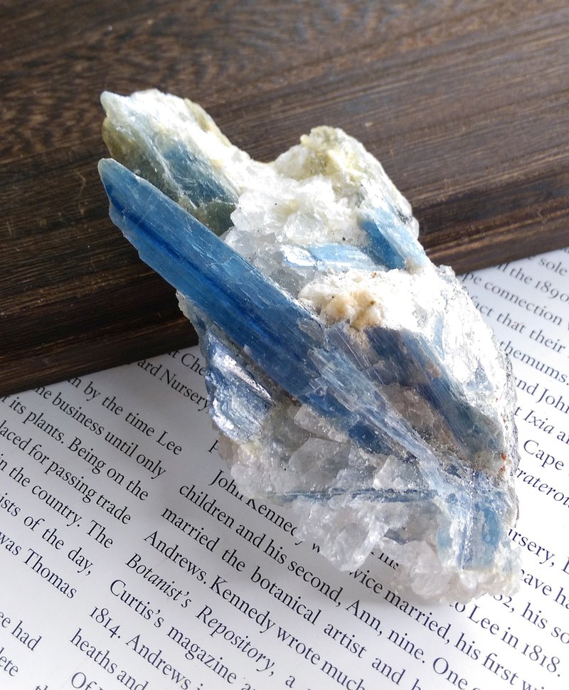 Kyanite 安徽產地 藍晶石 石英共生礦 天然礦石 原礦 - Items for Display - Other Materials 