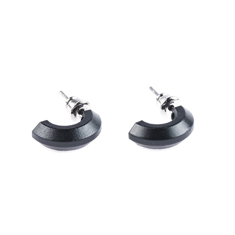 Blade Earrings Cutting Edge Earring (Black) - Earrings & Clip-ons - Other Metals Black