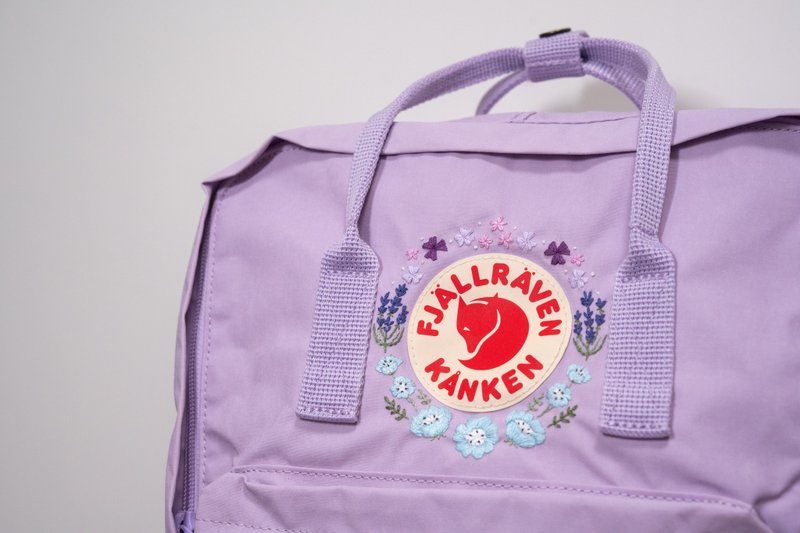 [Kanken Backpack Embroidery] Pattern design and embroidery price does not include Kanken backpack - กระเป๋าเป้สะพายหลัง - งานปัก 