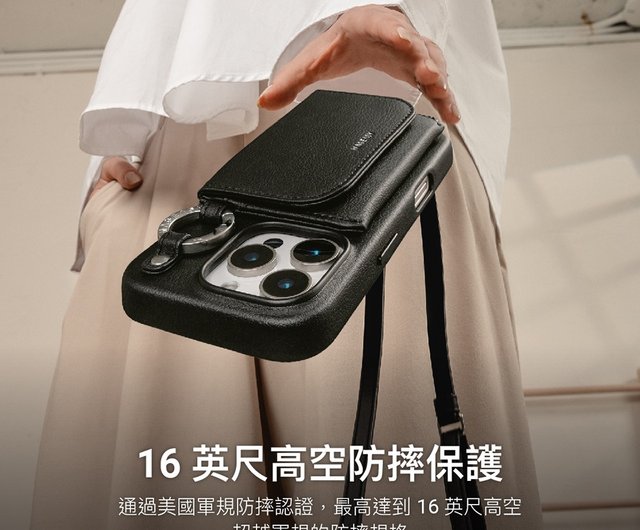 財布・ケース・小物入れ MAY 51 iPhone 16 ポーチ M財布マグネット式ストラップ 携帯電話ケース