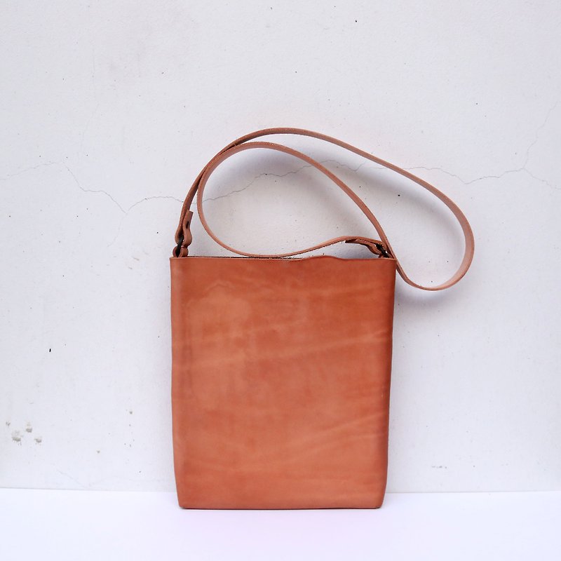 Side backpack - Messenger Bags & Sling Bags - Genuine Leather 