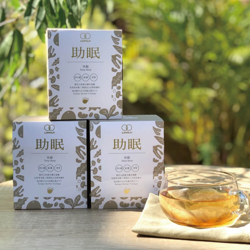 幫助入睡【助眠10入 x 3盒】無咖啡因漢方茶【團購/台灣免運】 - 茶葉/茶包/水果茶 - 新鮮食材 透明