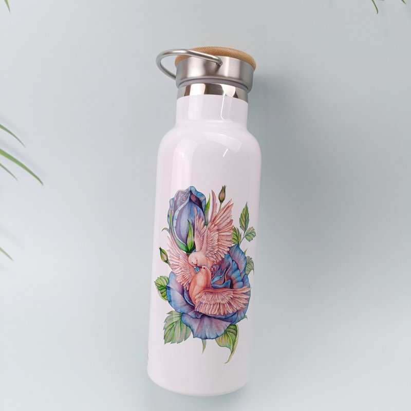 不鏽鋼竹蓋保溫瓶-愛得完全 - 保溫瓶/保溫杯 - 不鏽鋼 紫色