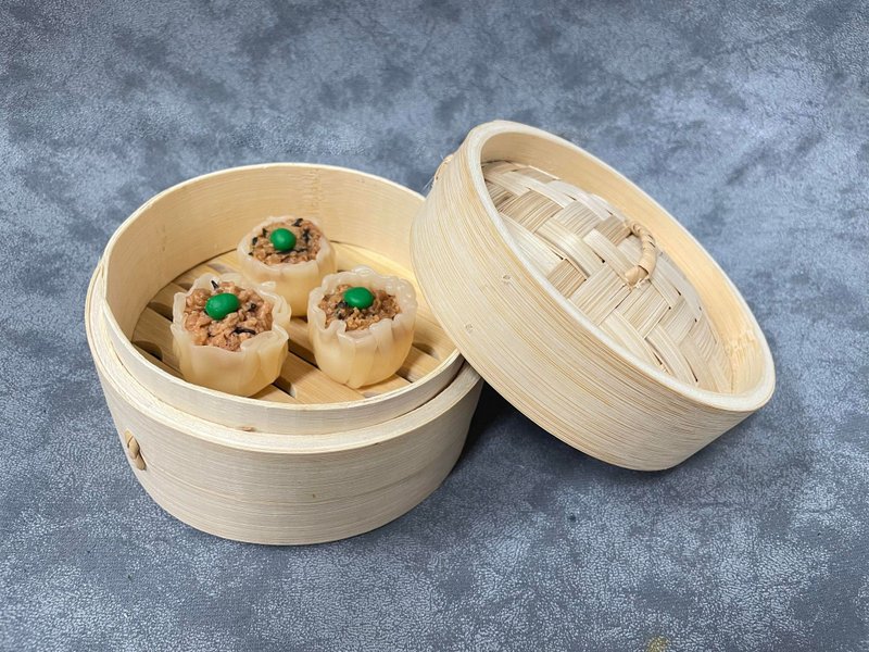 Dim Sum Candle Series - Beef Siu Mai Candle Gift Souvenir Hong Kong - เทียน/เชิงเทียน - ขี้ผึ้ง 