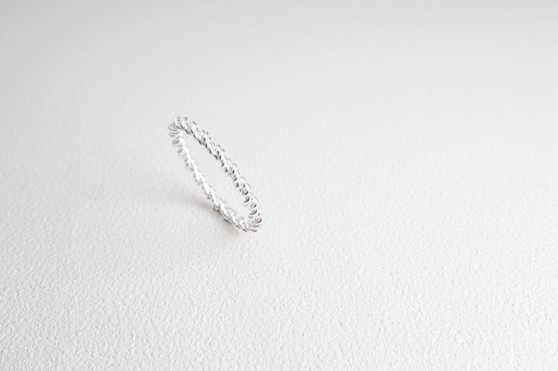 【麻花系列】 純銀戒指 Silver Ring - 戒指 - 純銀 