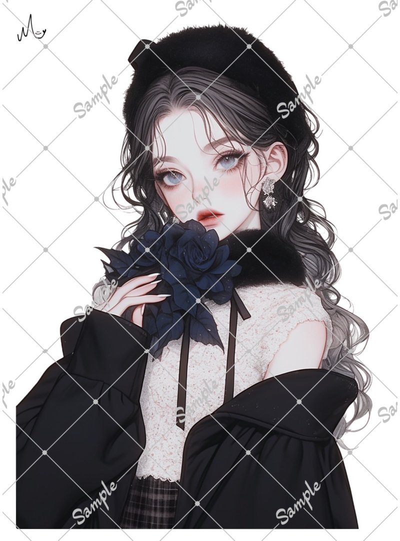 Original character stickers - 貼紙 - 紙 