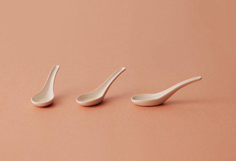 KOGA │ Ceramic Spoon (Yingee White) - Cutlery & Flatware - Pottery White