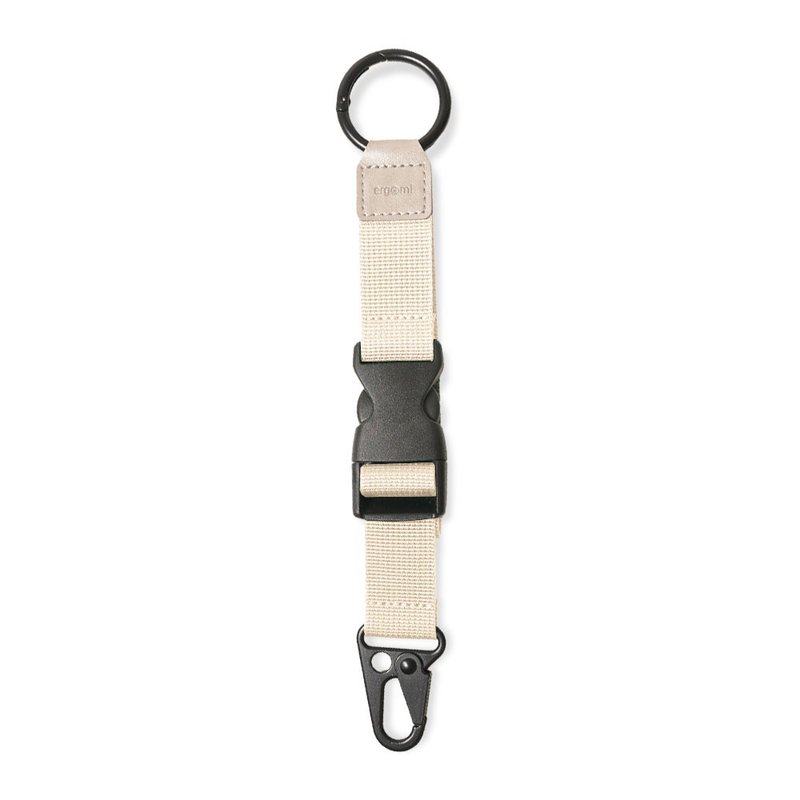 HOOK Adjustable Luggage Webbing Loop - Cream Apricot - Luggage Tags - Other Materials 