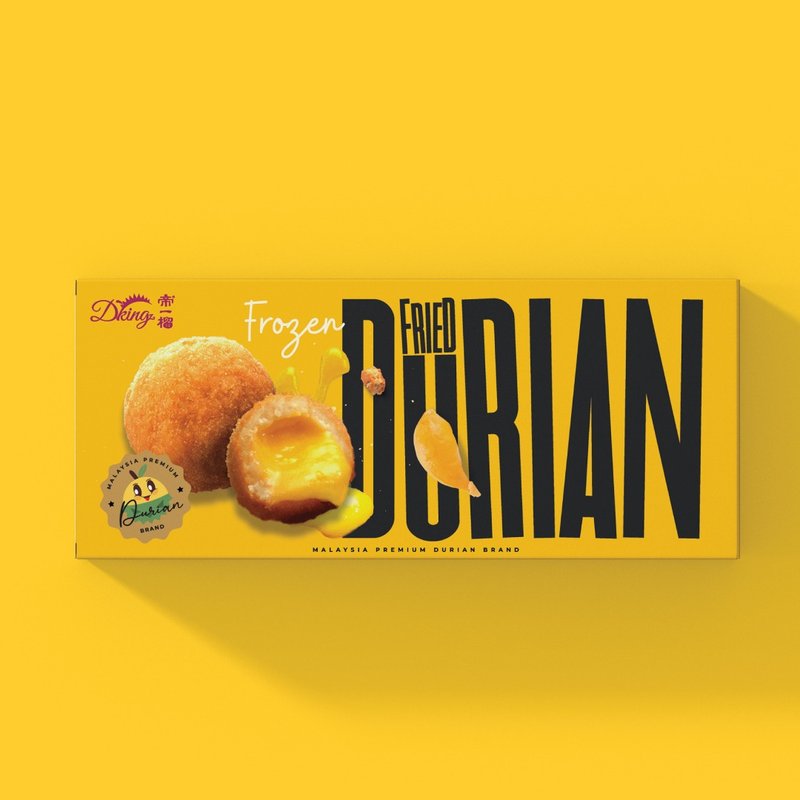 Dking - Fried Durian 10 Pcs - เค้กและของหวาน - วัสดุอื่นๆ หลากหลายสี