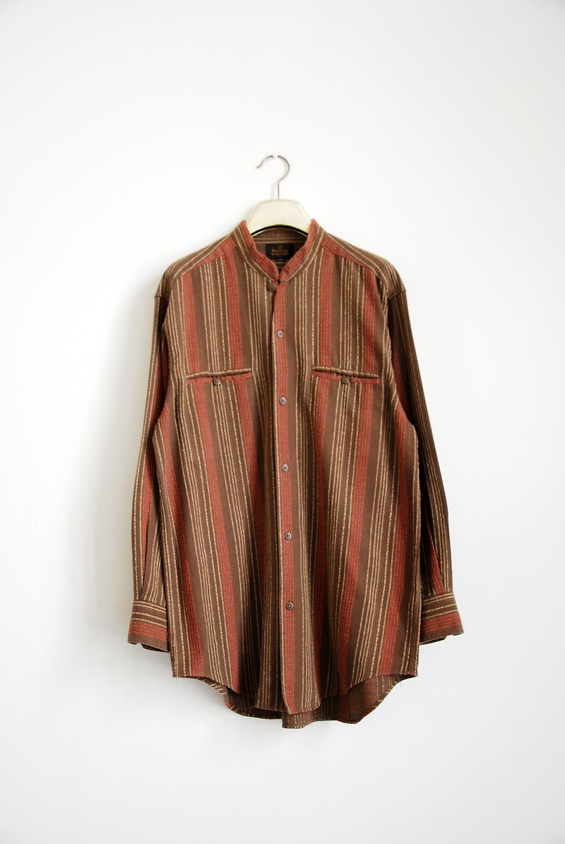 Vintage pattern stand neutral shirt - เสื้อเชิ้ตผู้ชาย - วัสดุอื่นๆ 