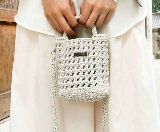 Braided Squeaky Bucket Bag - Soda Pop Handwoven Braided Bag