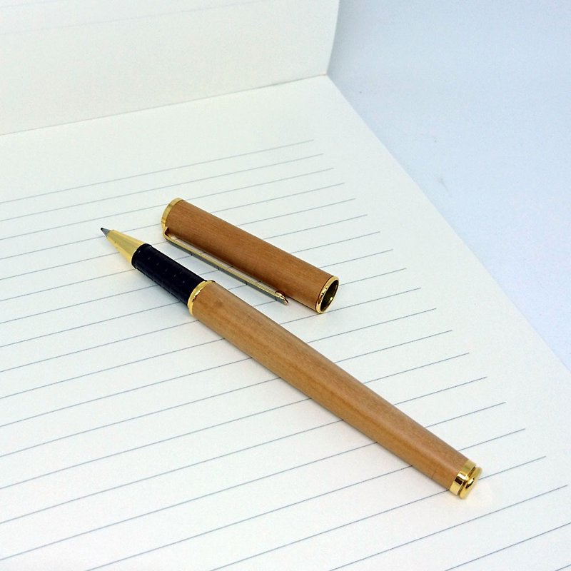 Indian Laoshan Sandalwood Pen [General Ballpoint Pen] - ไส้ปากกาโรลเลอร์บอล - ไม้ สีนำ้ตาล