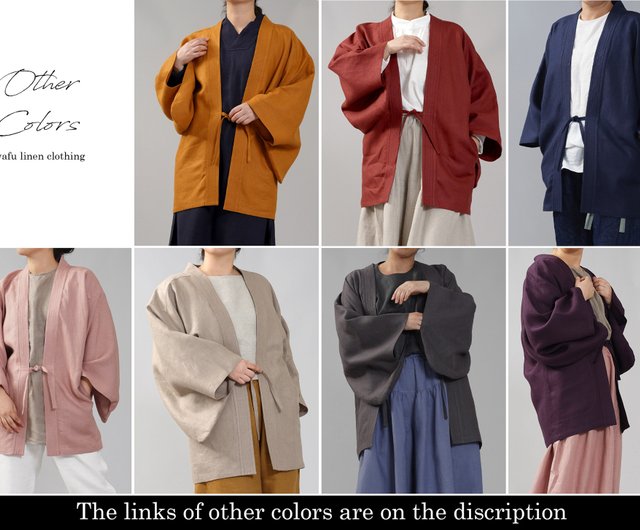 Linen haori hot sale