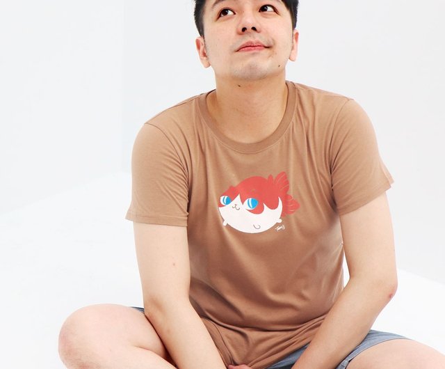 ベビーフィッシュキャット金魚ニャーニュートラル T シャツ - ショップ