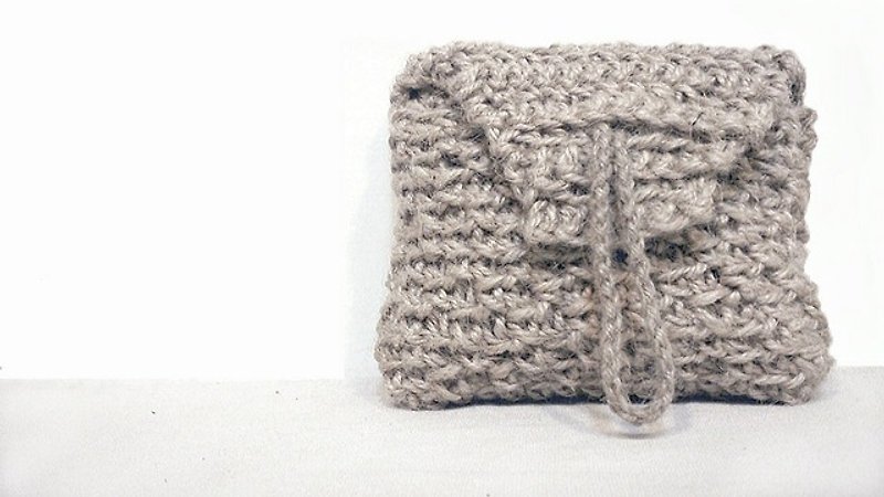 Exclusive orders - hand-woven Linen rope Clutch - Clutch Bags - Cotton & Hemp 