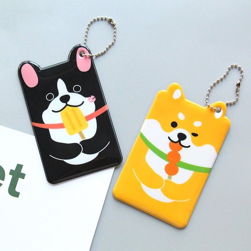 UPICK元の製品ライフPVC犬カードセットバスカードの銀行カード柴犬の法律が戦うもの