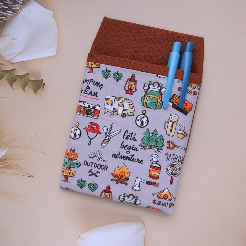 [Camping] Pocket pencil case Nurse pencil case Physician pencil case Teacher pencil case - กล่องดินสอ/ถุงดินสอ - ผ้าฝ้าย/ผ้าลินิน สีน้ำเงิน