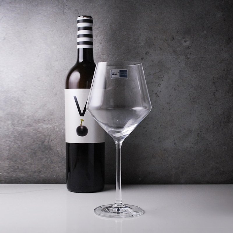 465cc【SCHOTT ZWIESEL】German Zeiss Crystal Burgundy Wine Glass Boyfriend Birthday - แก้วไวน์ - แก้ว สีเทา