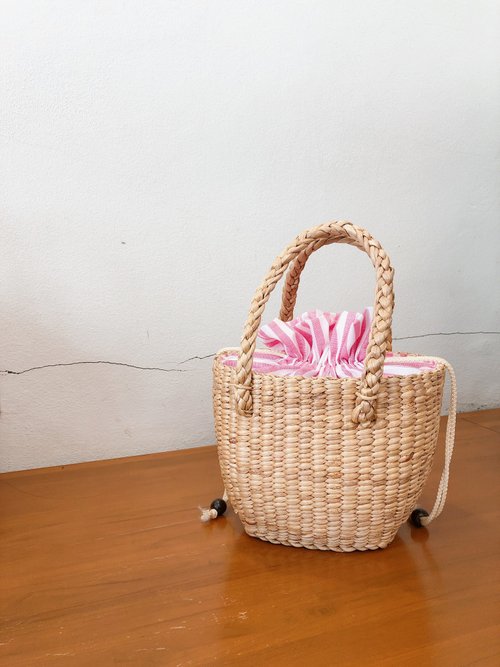 Cabas: see through box shaped straw bag - Shop javaian Handbags & Totes -  Pinkoi