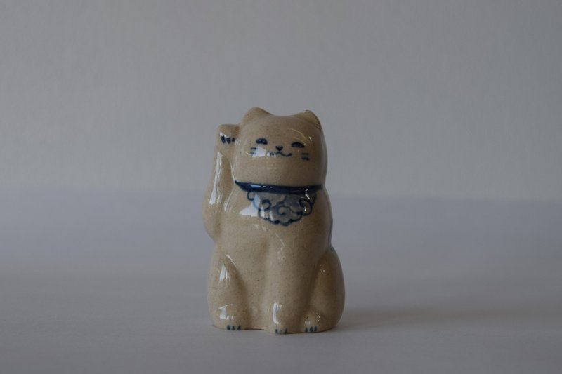 招き猫　S  倒福 - 擺飾/家飾品 - 陶 