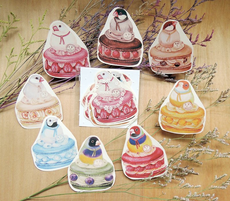 Carnival Maccaron Stickers Set - Stickers - Paper Pink