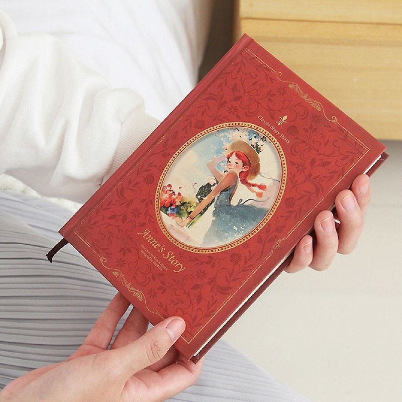 indigo 童話故事萬年曆日誌-紅髮安妮,IDG74761 - 筆記本/手帳 - 紙 紅色