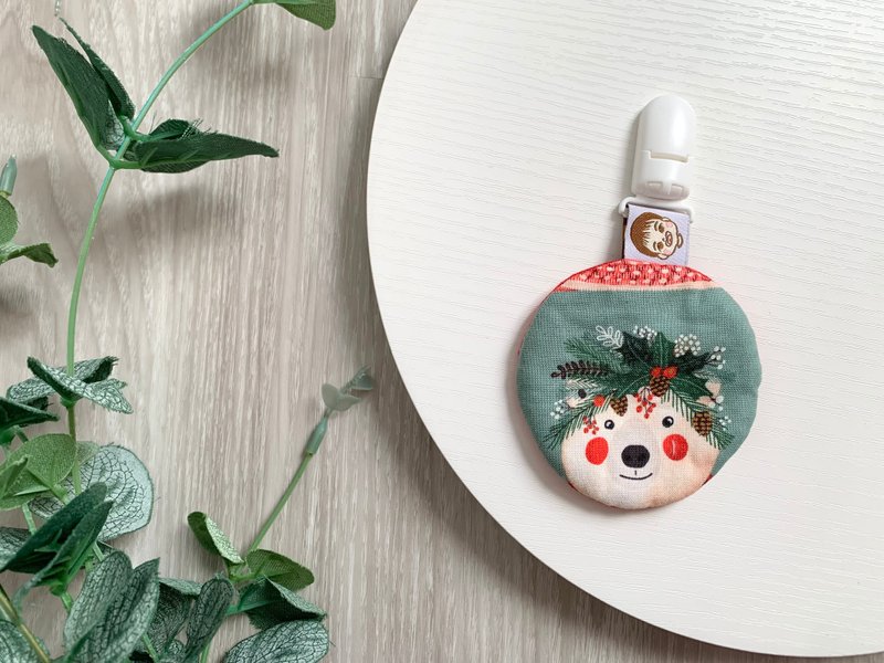 聖誕動物 平安符袋 聖誕禮物 耶誕節 麋鹿 - 平安符袋 - 棉．麻 