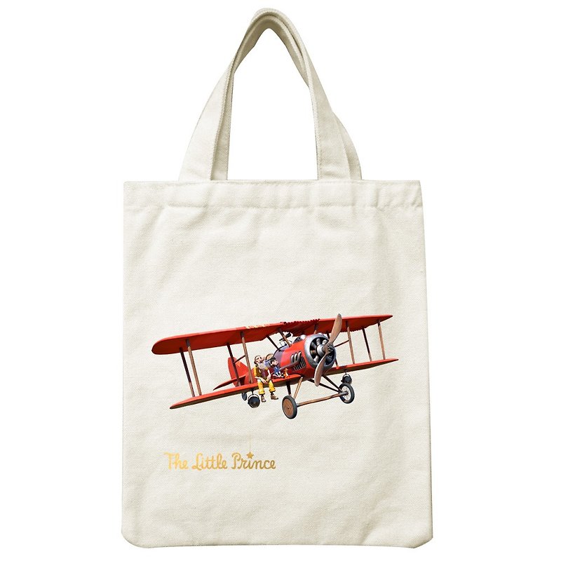 Little Prince Movie Edition License - Handbag - กระเป๋าถือ - ผ้าฝ้าย/ผ้าลินิน สีแดง