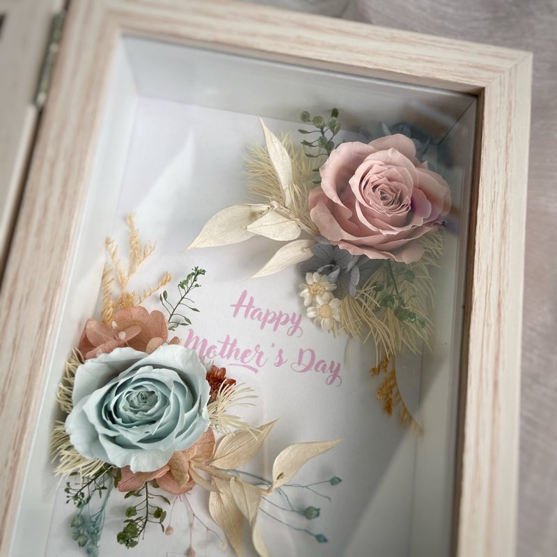 6-Inch Preserved Flower Photo Frame-Mother's Day Exclusive Preserved Flowers Imported from Japan - Picture Frames - Plants & Flowers 