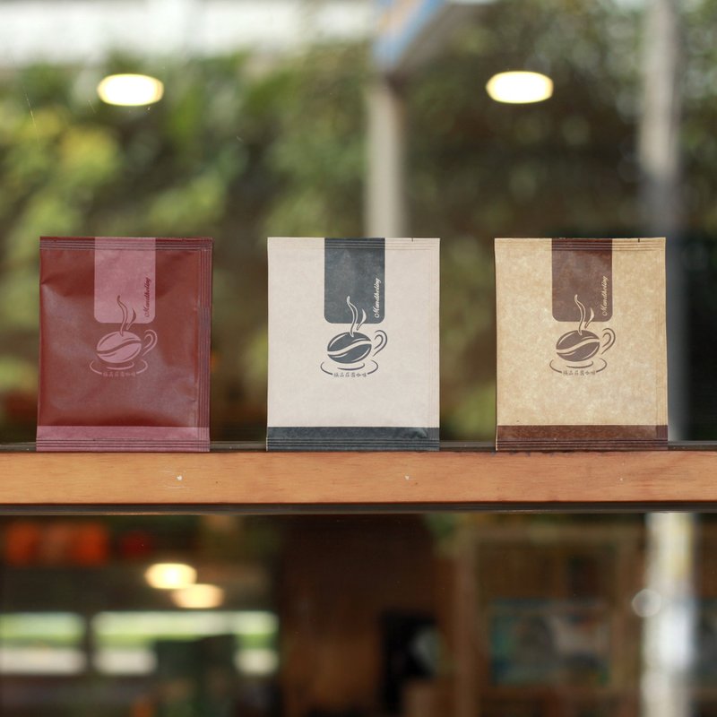 [Customized Gift] Cowhide Filter Hanging Coffee Bag Wedding Small Thing Memorial Gift Single Pack - Coffee - Other Materials 